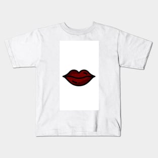 Lips emoji Kids T-Shirt